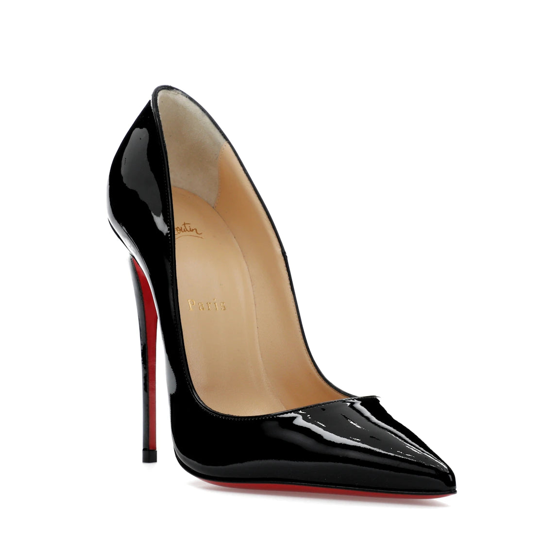 Christian Louboutin So Kate 120mm Pump Black Patent Leather - vue secondaire A