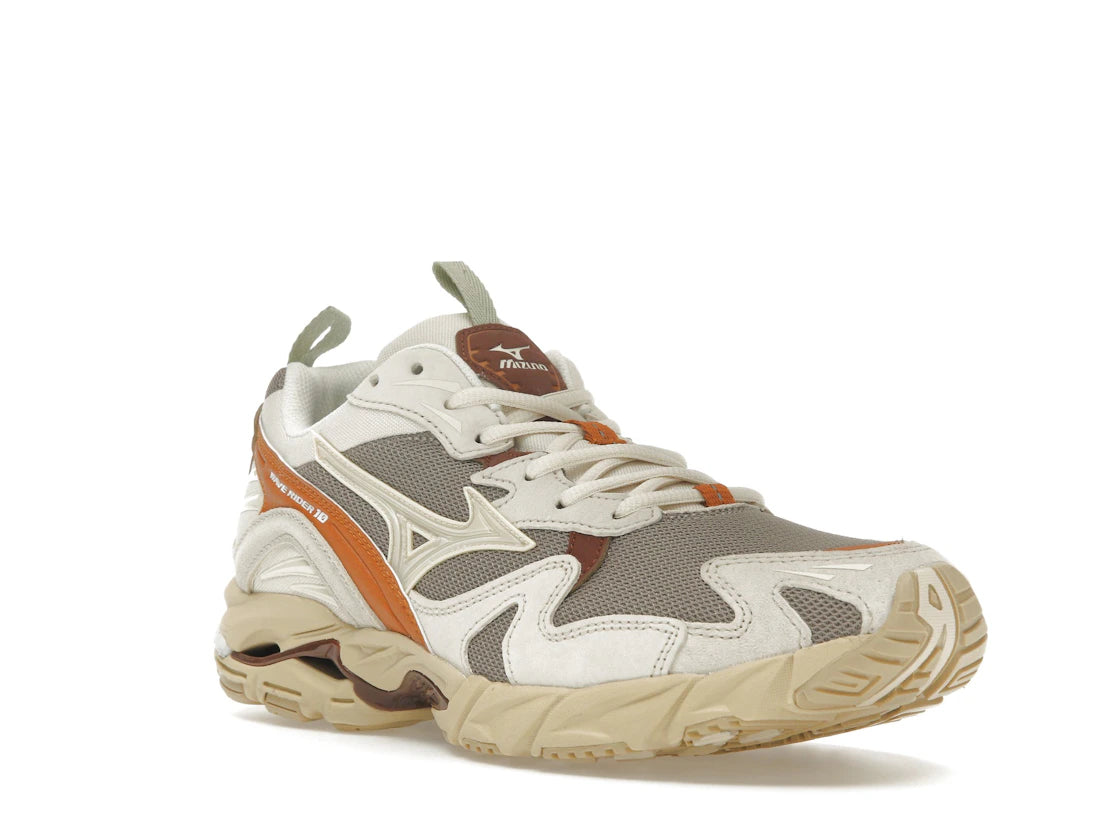 Mizuno Wave Rider 10 Vintage Khaki Sand Pumpkin Spice - vue secondaire A
