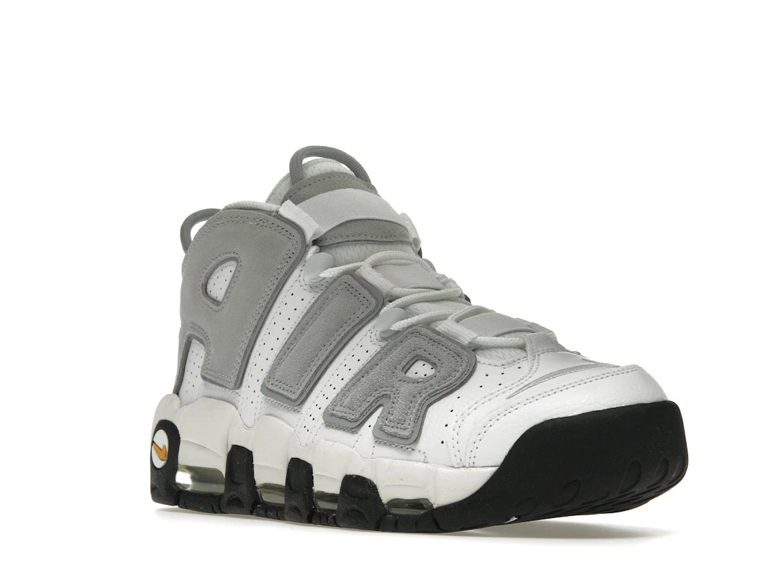 Nike Air More Uptempo Wolf Grey Solar Flare - vue secondaire A