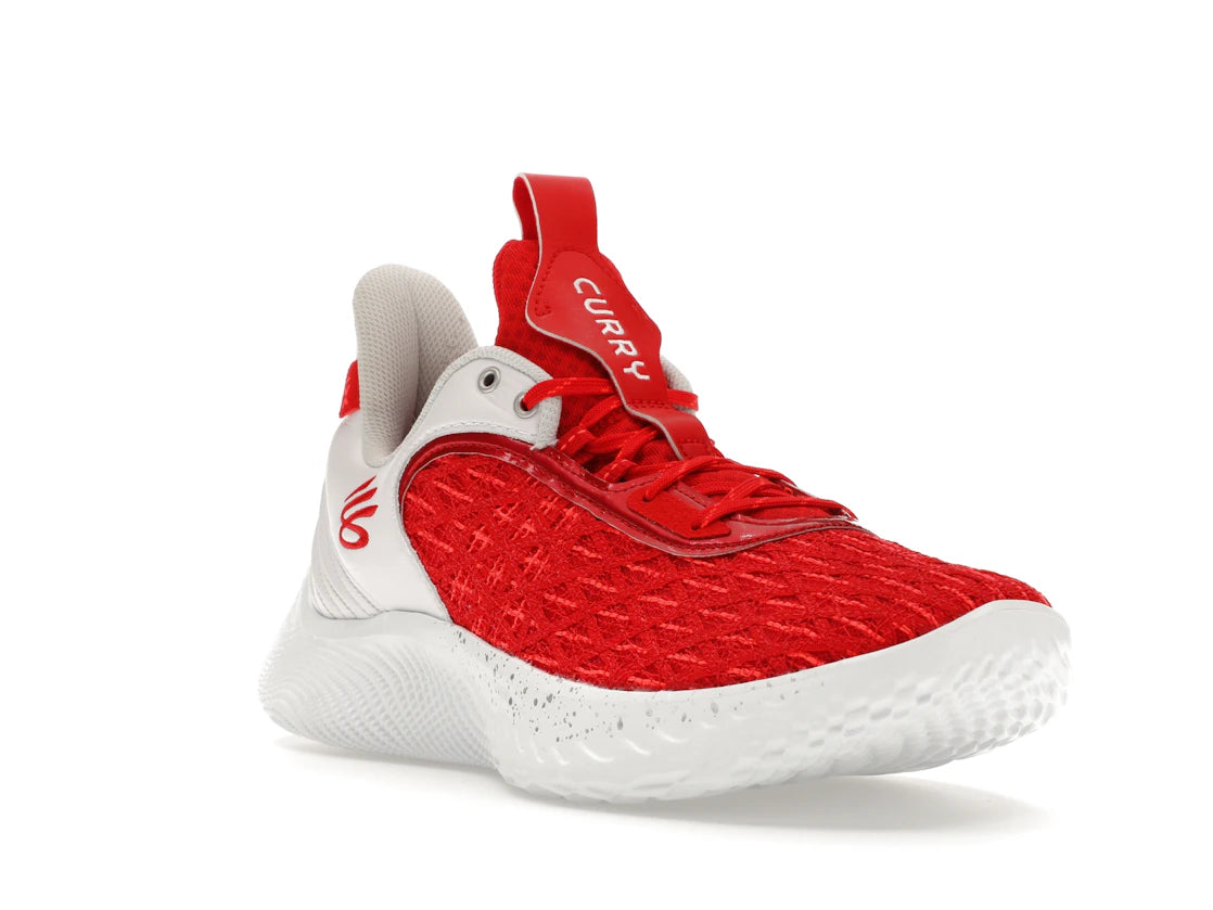 Under Armour Curry Flow 9 Team Red White - vue secondaire A