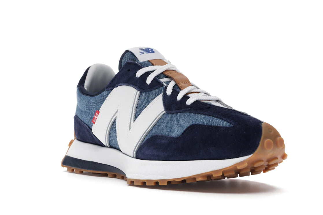 New Balance 327 Levi's Navy - vue secondaire A