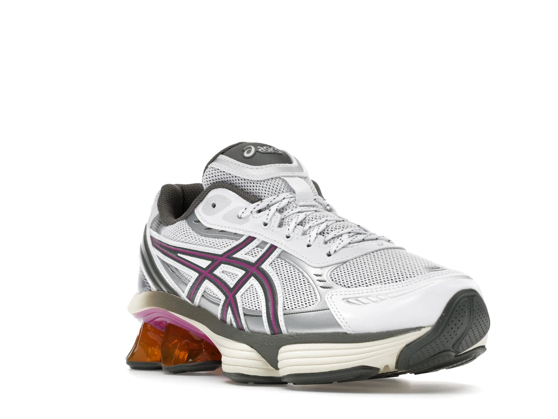ASICS Gel-Kinetic Fluent White Truffle Grey - vue secondaire A