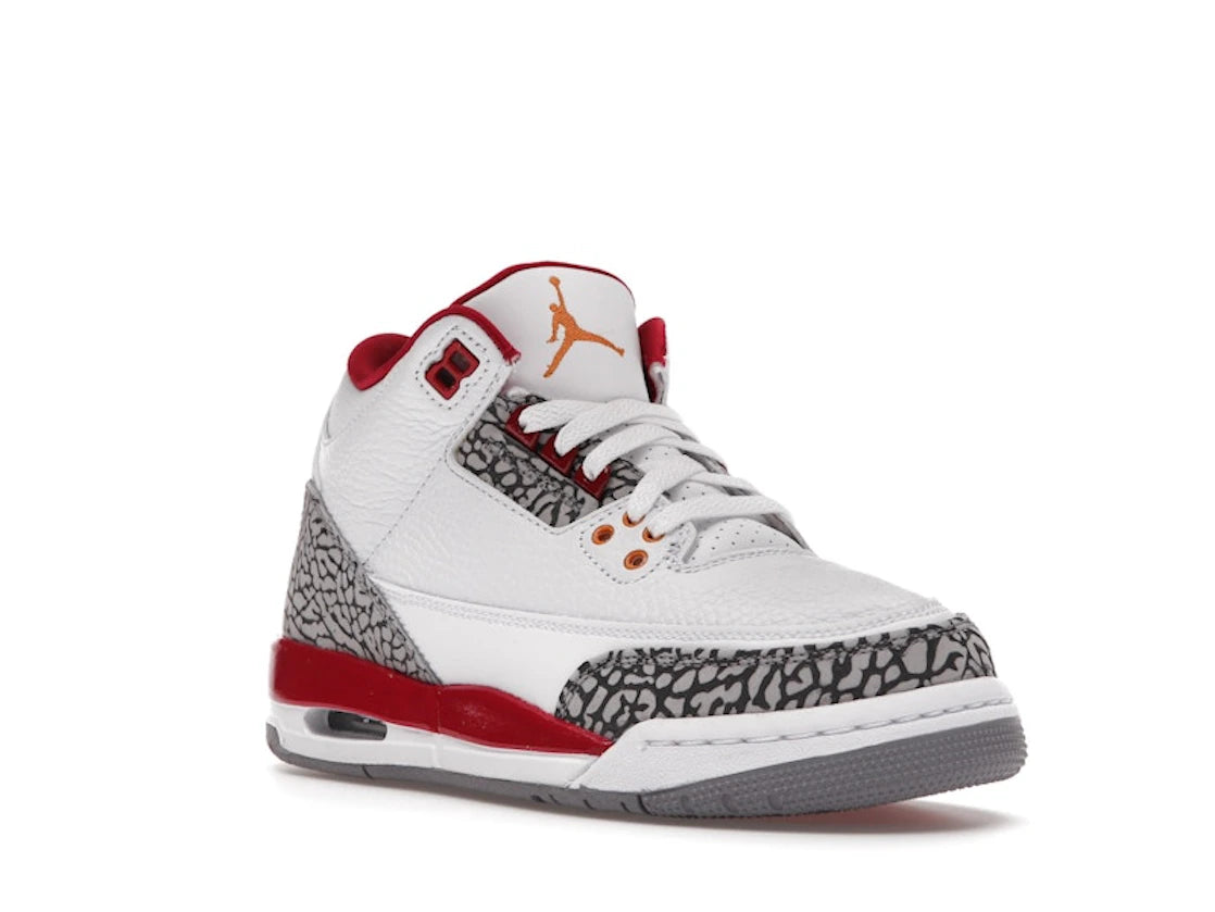 Jordan 3 Retro Cardinal (GS) - vue secondaire A