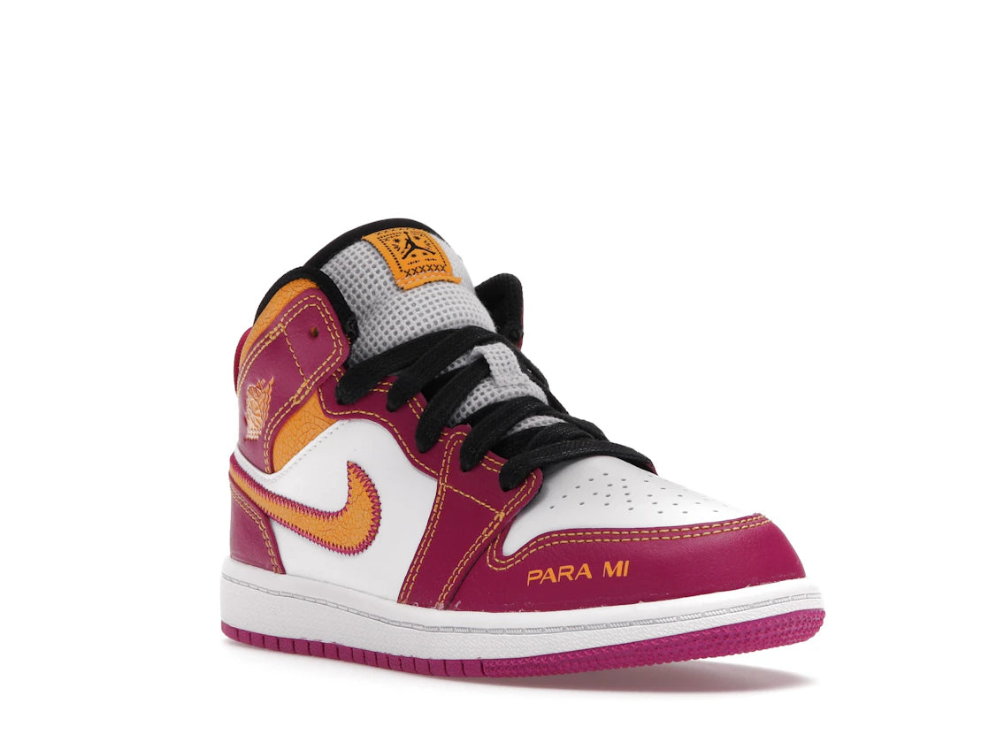 Jordan 1 Mid Dia de los Muertos (PS) - vue secondaire A