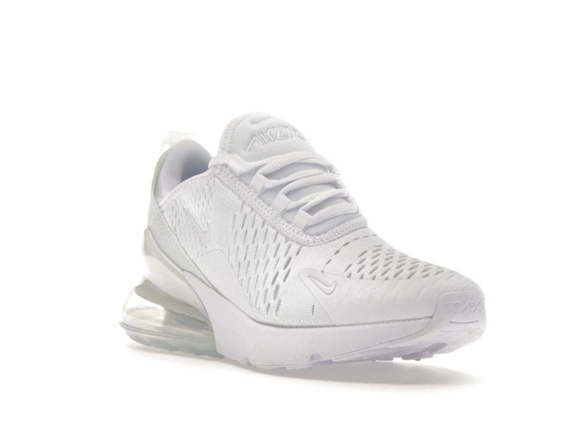 Nike Air Max 270 White Metallic Silver (GS) - vue secondaire A