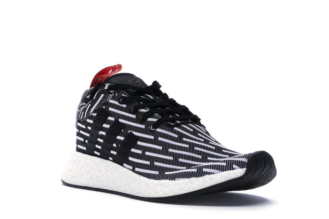 adidas NMD R2 Black White - vue secondaire A