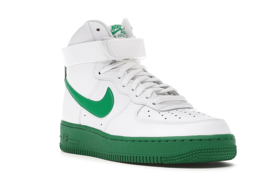 Nike Air Force 1 High White Green Midsole - vue secondaire A