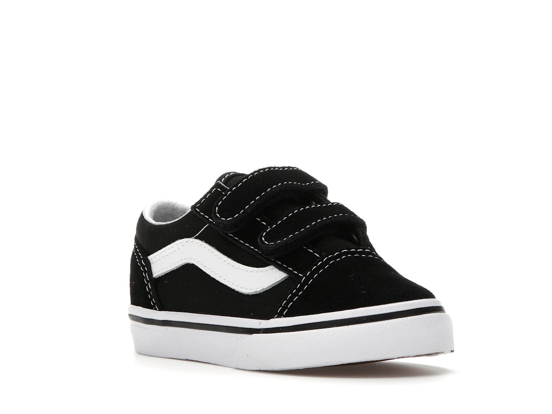 Vans Old Skool V Black White (TD) - vue secondaire A