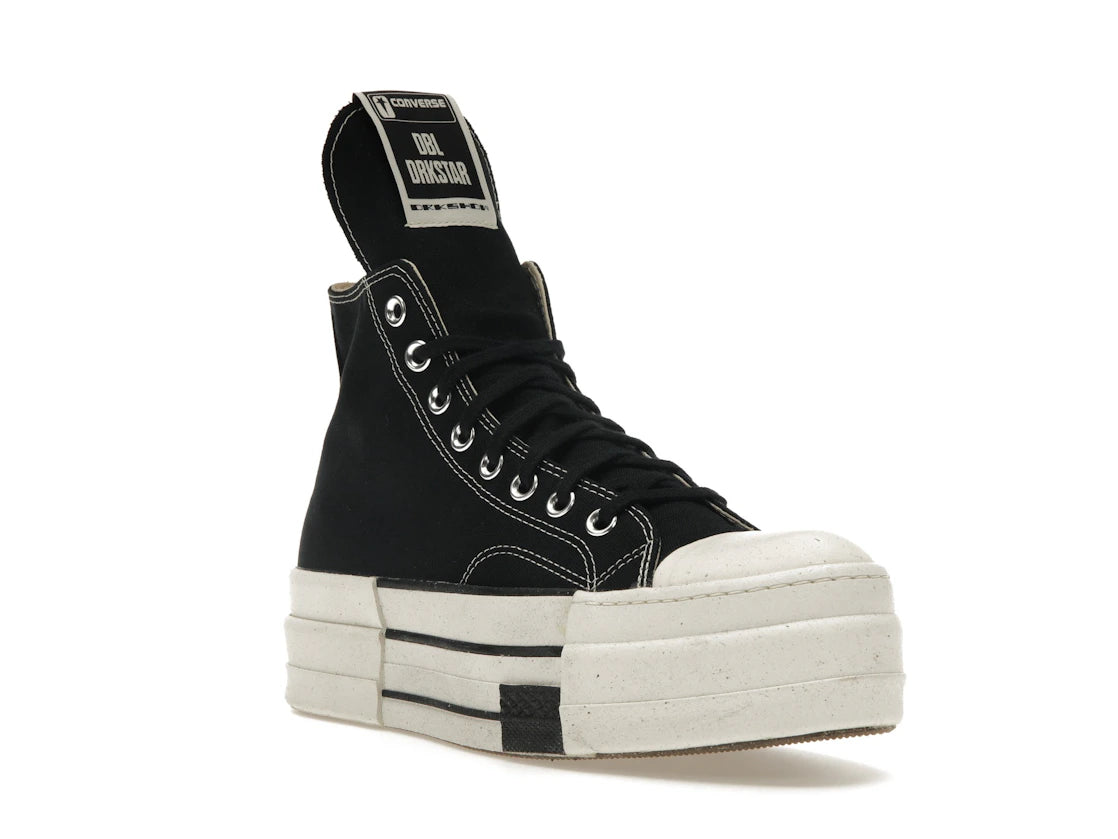 Converse DRKSHDW Chuck Taylor All Star DBL DRKSTAR Hi Rick Owens DRKSTAR Black - vue secondaire A
