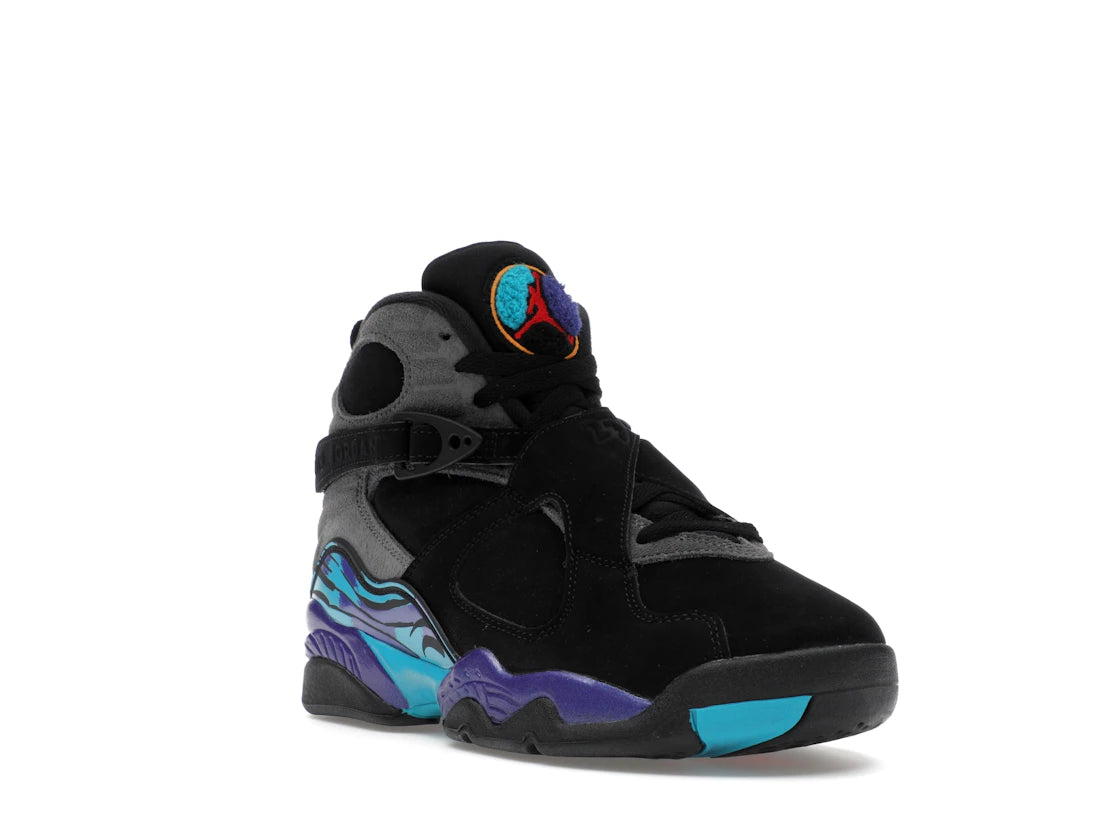 Jordan 8 Retro Aqua (2025) (GS) - vue secondaire A