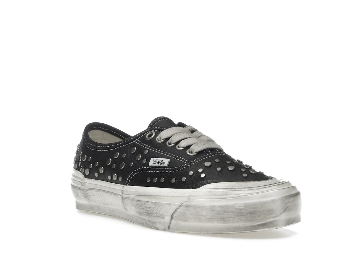 Vans Premium Authentic Nocturnal Black Studded Leather - vue secondaire A