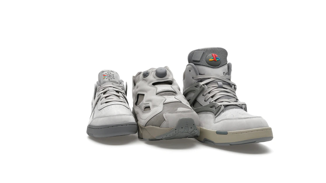 Reebok Workout Plus, Reebok Pump Omni Zone II & Reebok Instapump Fury 94 PlayStation 30th Anniversary Stacking Box - vue secondaire A