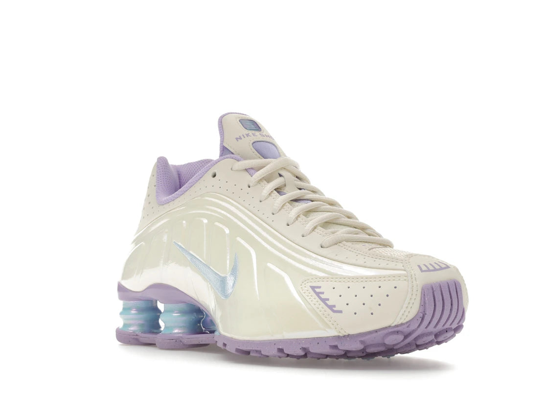 Nike Shox R4 Soft Pearl Hydrangeas (GS) - vue secondaire A