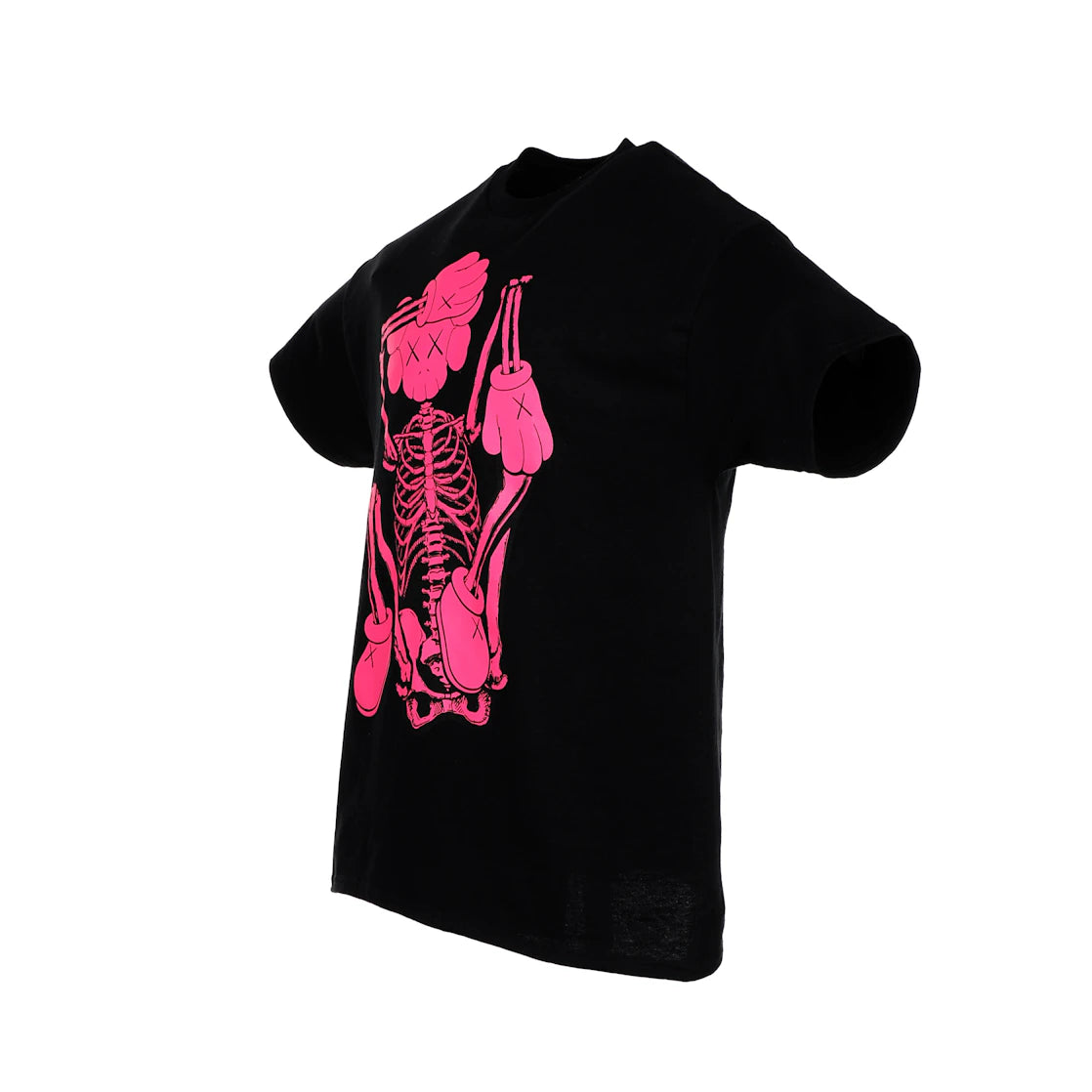 KAWS SKELETON NEW FICTION T-shirt Pink - vue secondaire A