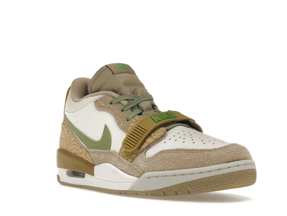 Jordan Legacy 312 Low Golden Moss Alligator - vue secondaire A
