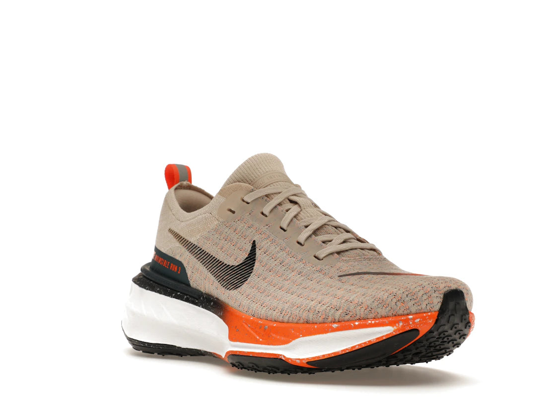 Nike ZoomX Invincible Run 3 Oatmeal Safety Orange - vue secondaire A