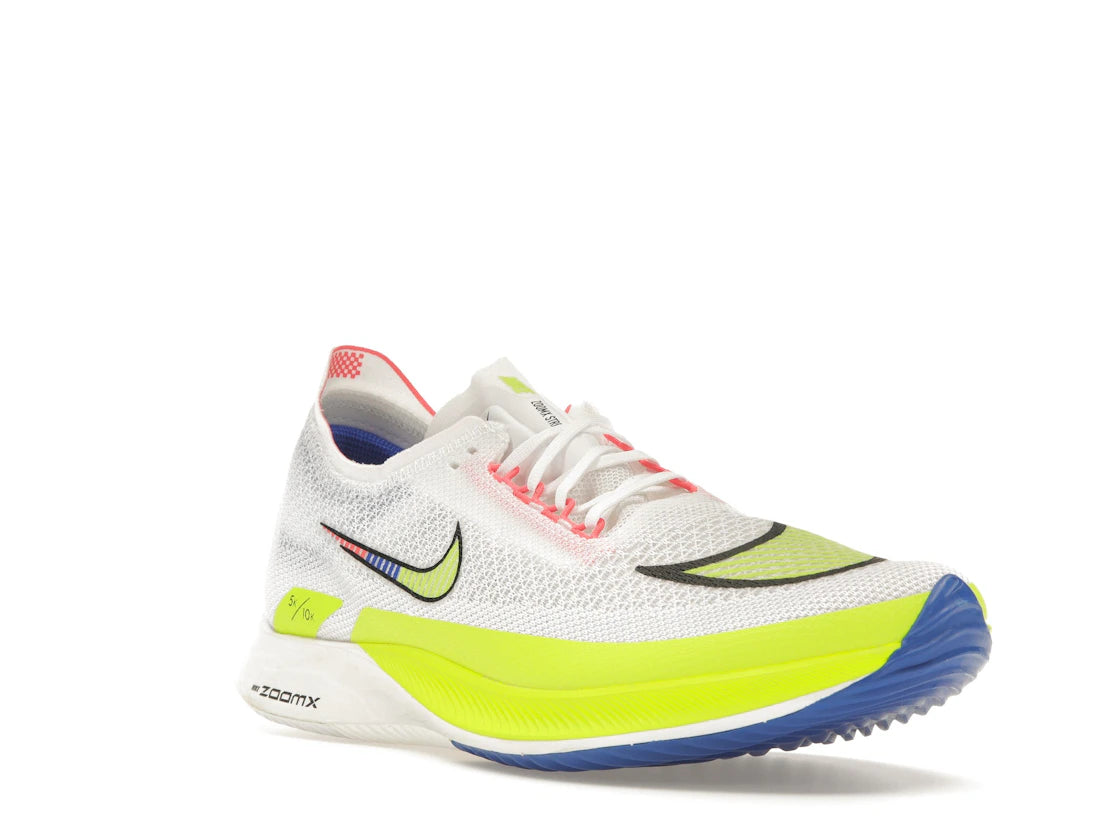 Nike ZoomX Streakfly Premium White Volt Racer Blue - vue secondaire A