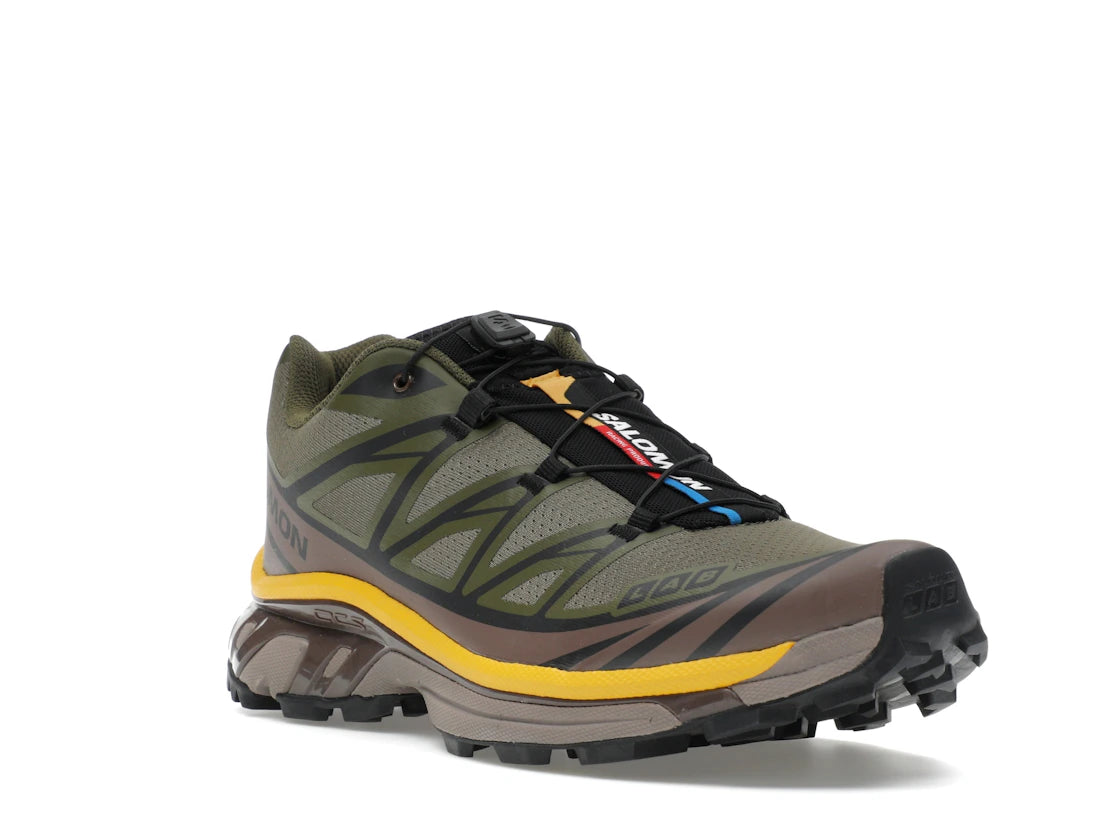 Salomon XT-6 Olive Night Black Sulphur - vue secondaire A