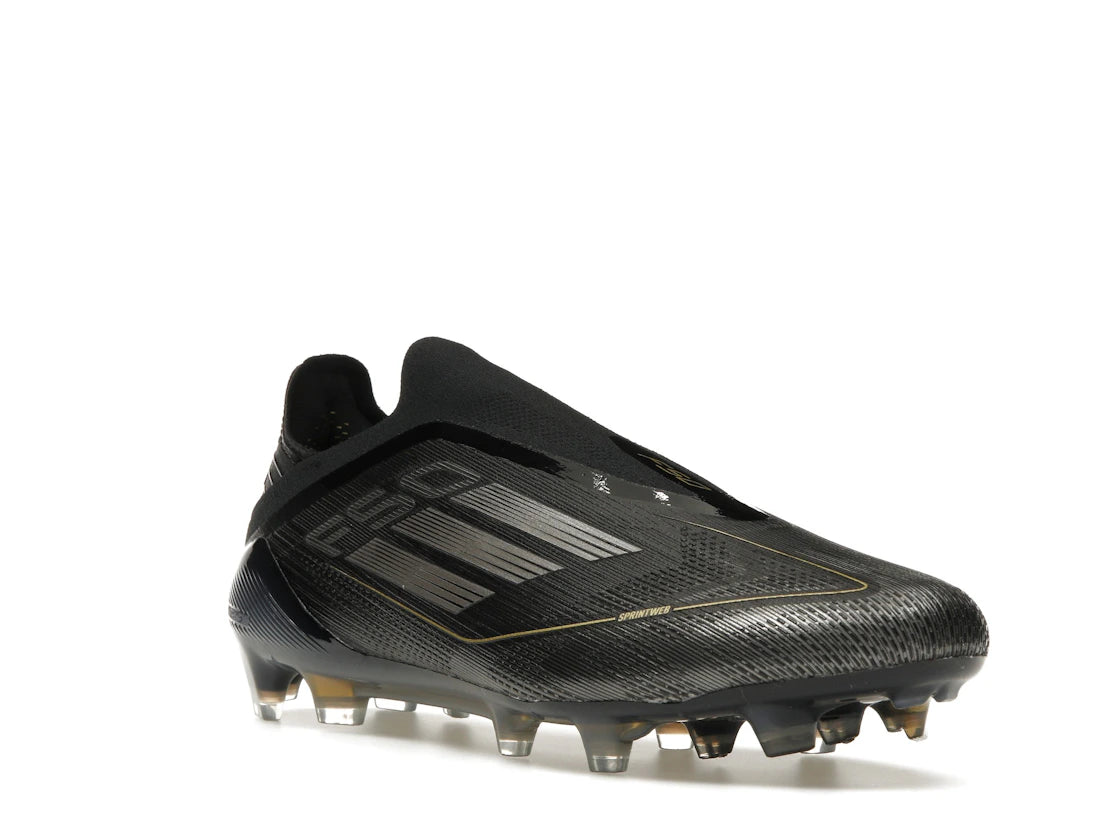 adidas F50 Elite Laceless FG Core Black Iron Metallic Gold Metallic - vue secondaire A