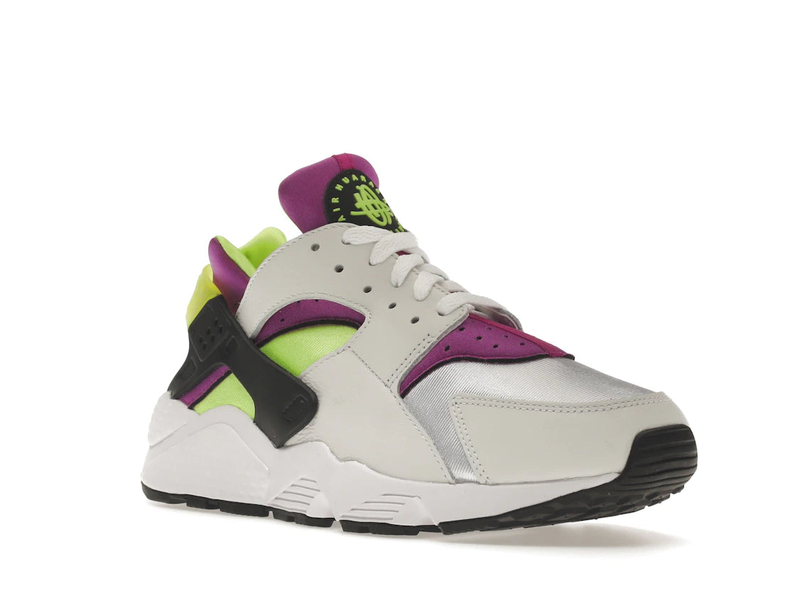 Nike Air Huarache Run Neon Yellow Magenta (2021) - vue secondaire A