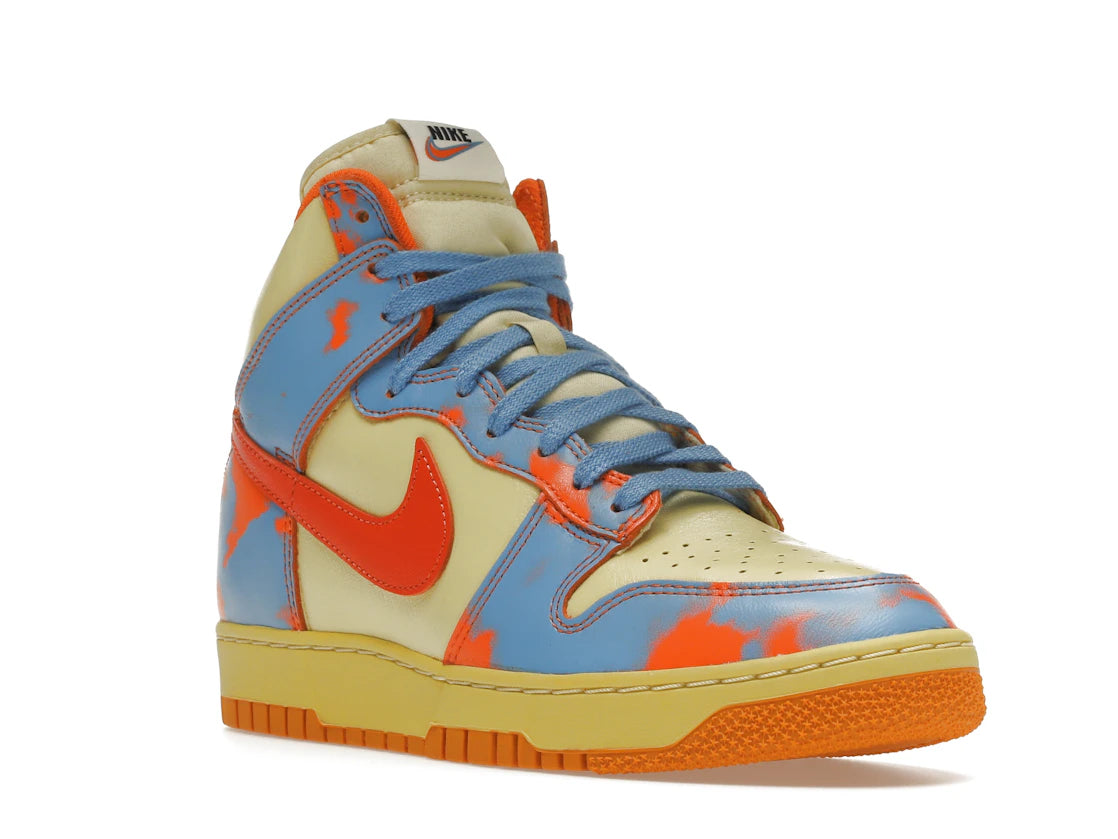 Nike Dunk High 1985 SP Orange Acid Wash - vue secondaire A