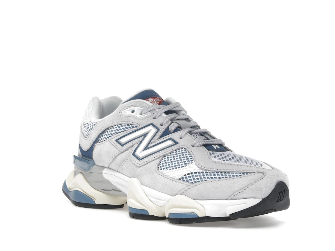 New Balance 9060 Pearl Grey Dark Shoreline Blue - vue secondaire A