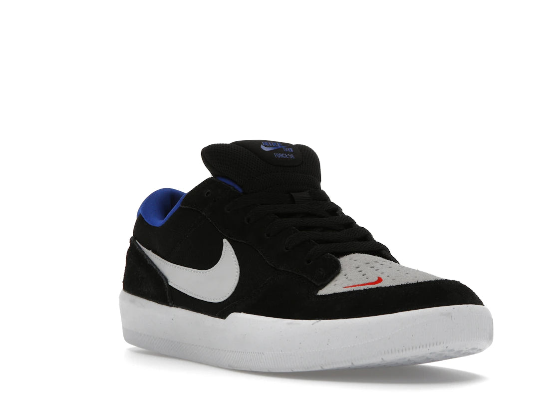 Nike SB Force 58 Black White Royal - vue secondaire A