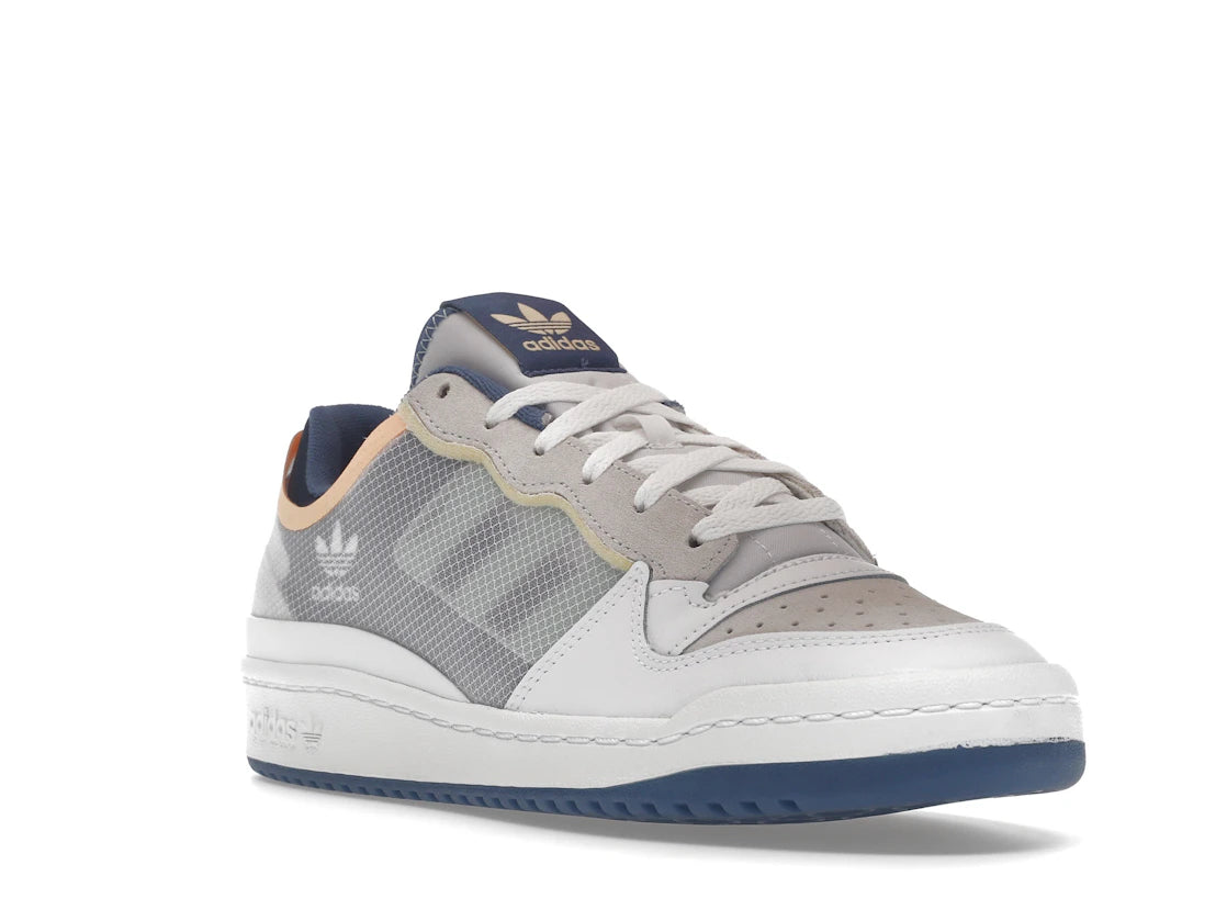 adidas Forum Low TT Cloud White Acid Orange Crew Blue - vue secondaire A
