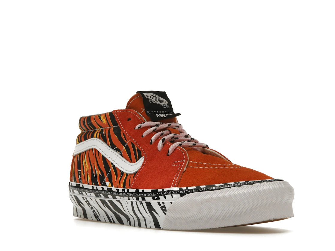Vans Vault UA OG Sk8-Mid LX Aries Tiger Orange - vue secondaire A