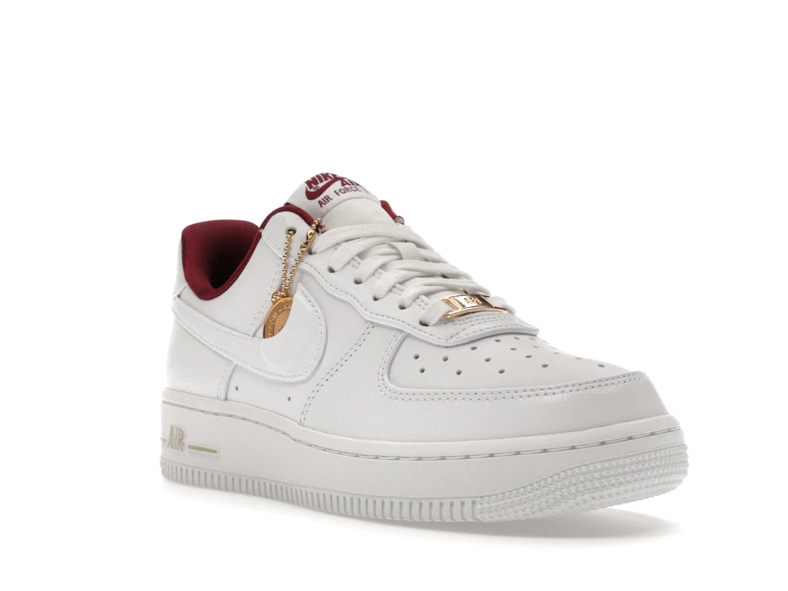 Nike Air Force 1 Low '07 SE Just Do It Summit White Team Red (Women's) - vue secondaire A