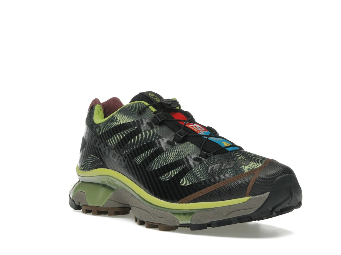 Salomon XT-4 OG Rave at Dawn Black Dark Citron - vue secondaire A