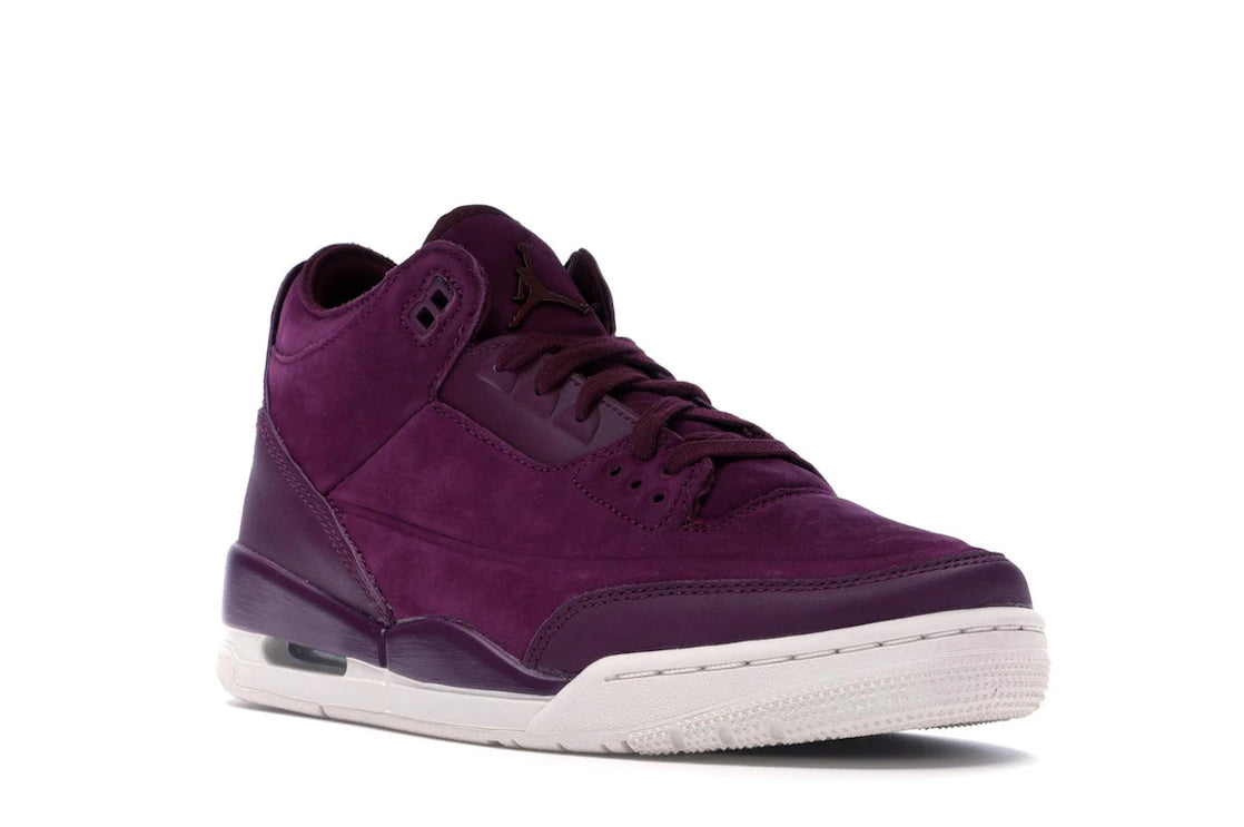 Jordan 3 Retro Bordeaux (Women's) - vue secondaire A