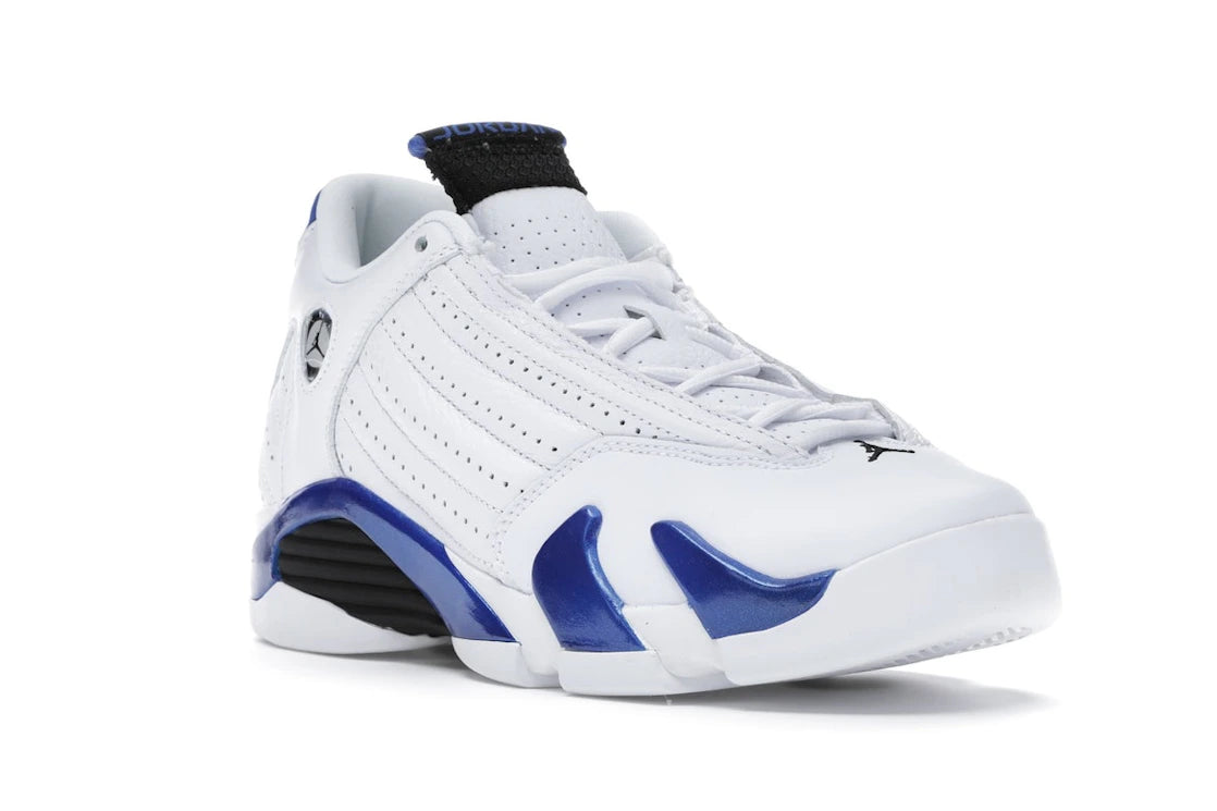 Jordan 14 Retro White Hyper Royal (GS) - vue secondaire A