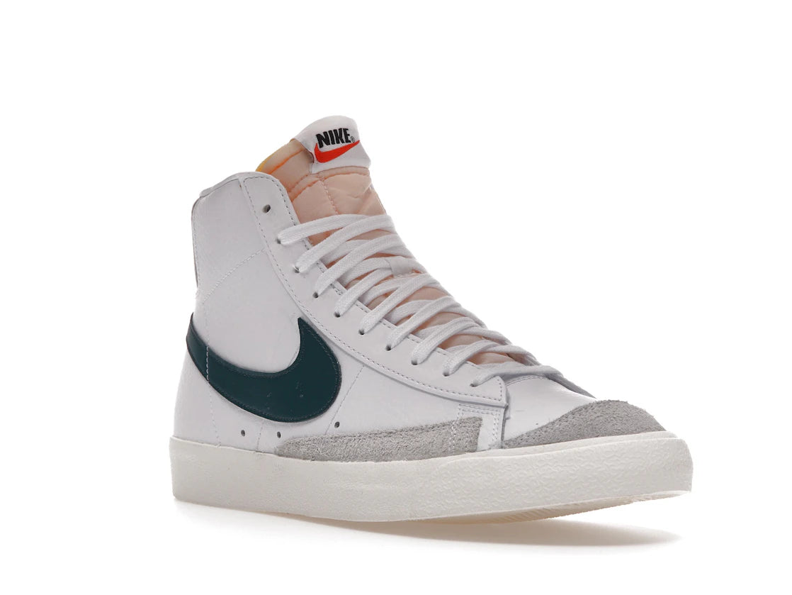Nike Blazer Mid 77 Vintage White Dark Teal Green - vue secondaire A