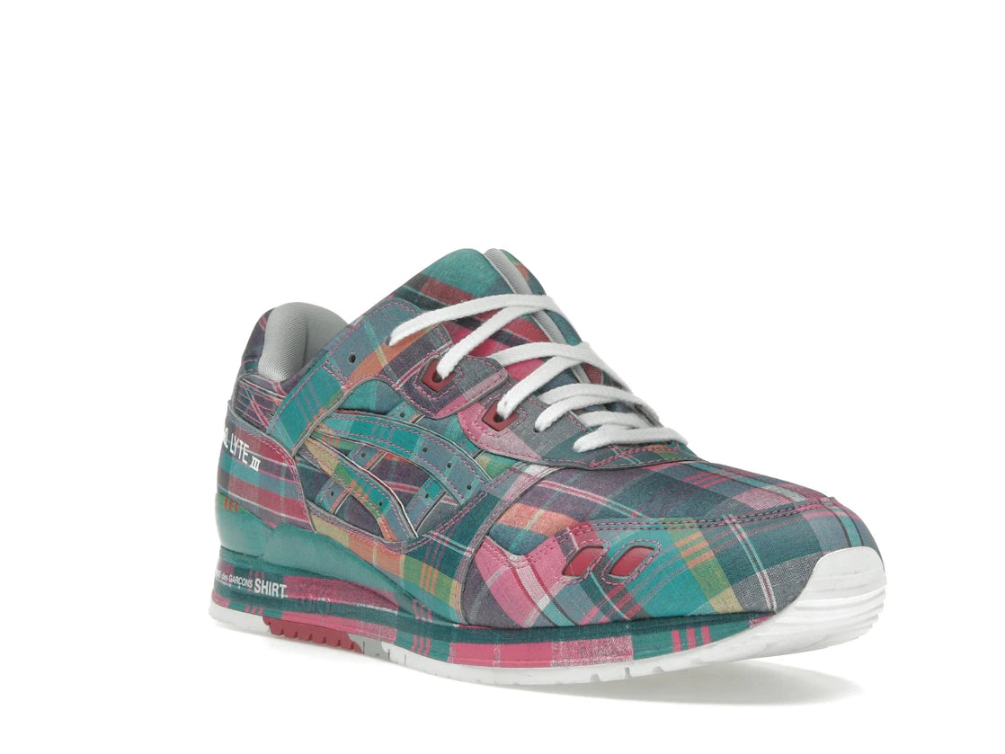 ASICS Gel-Lyte III '07 Remastered Comme des Garçons SHIRT Pink Plaid - vue secondaire A