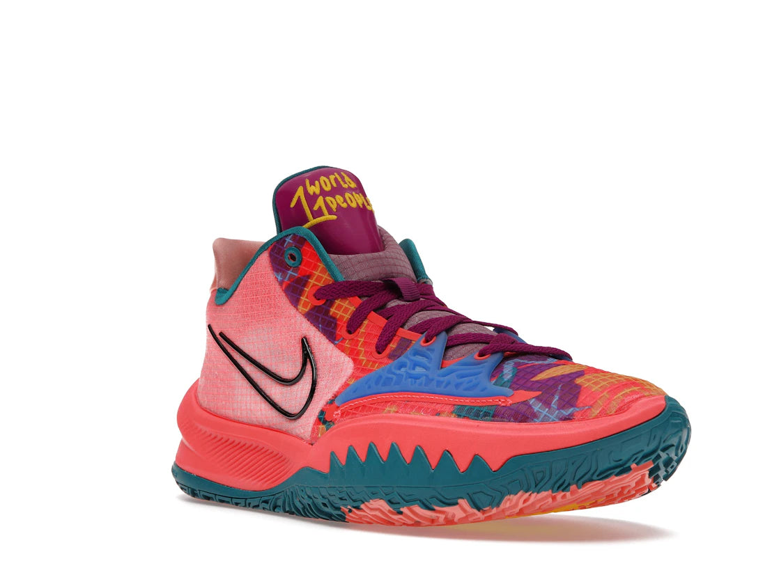 Nike Kyrie 4 Low Bright Crimson Aquatone - vue secondaire A