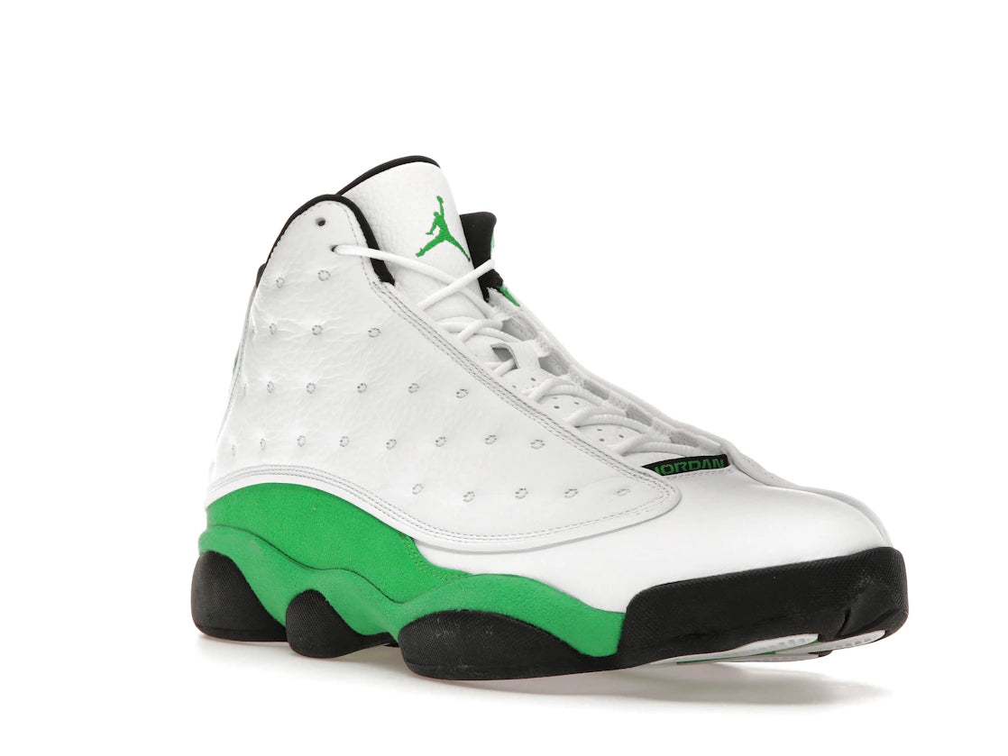 Jordan 13 Retro White Lucky Green - vue secondaire A