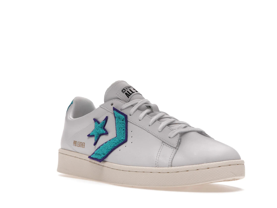 Converse Pro Leather Ox White Deep Wisteria - vue secondaire A