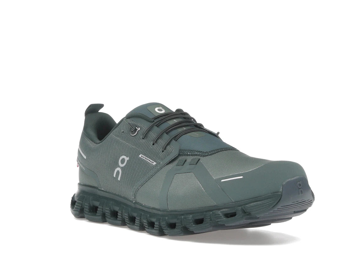 On Running Cloud 6 Waterproof Olive Evergreen - vue secondaire A
