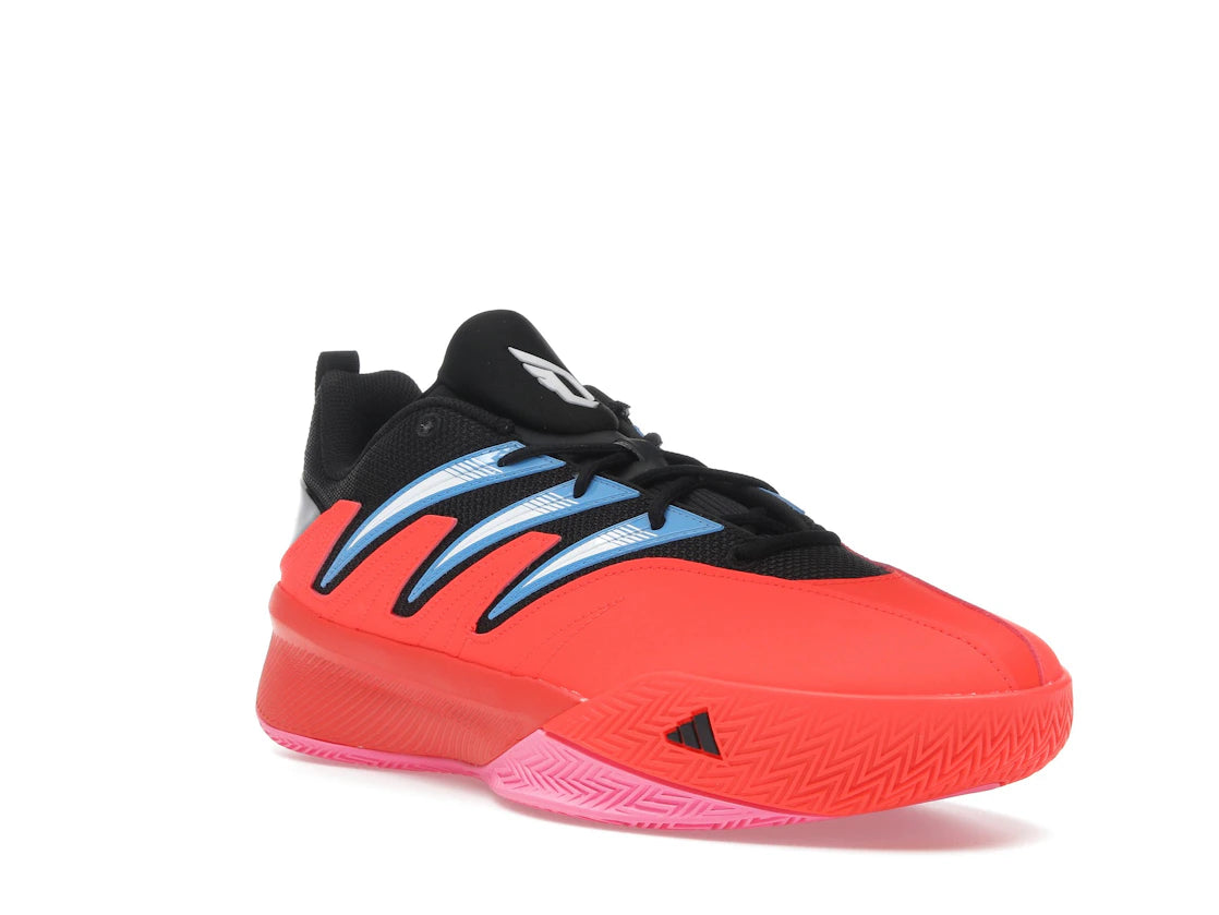adidas Dame Certified 3 Low Solar Red Core Black Cloud White - vue secondaire A