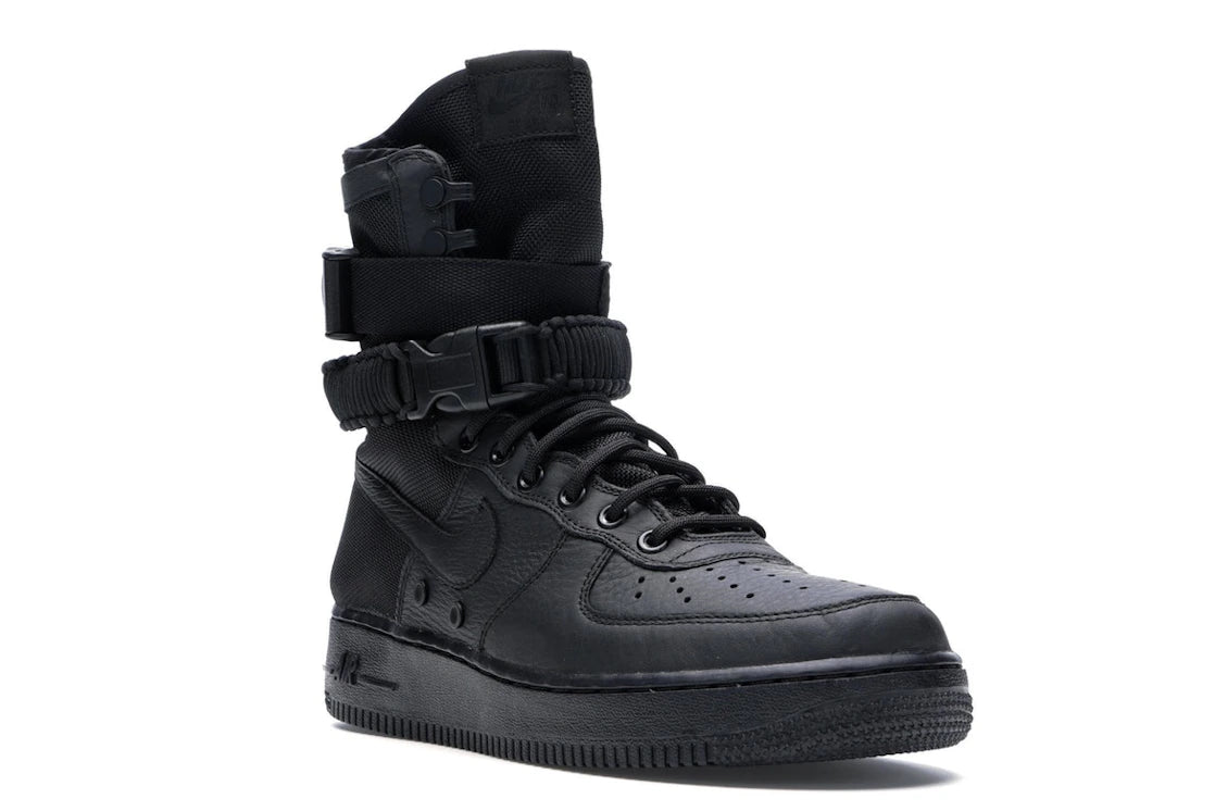 Nike SF Air Force 1 High Triple Black - vue secondaire A