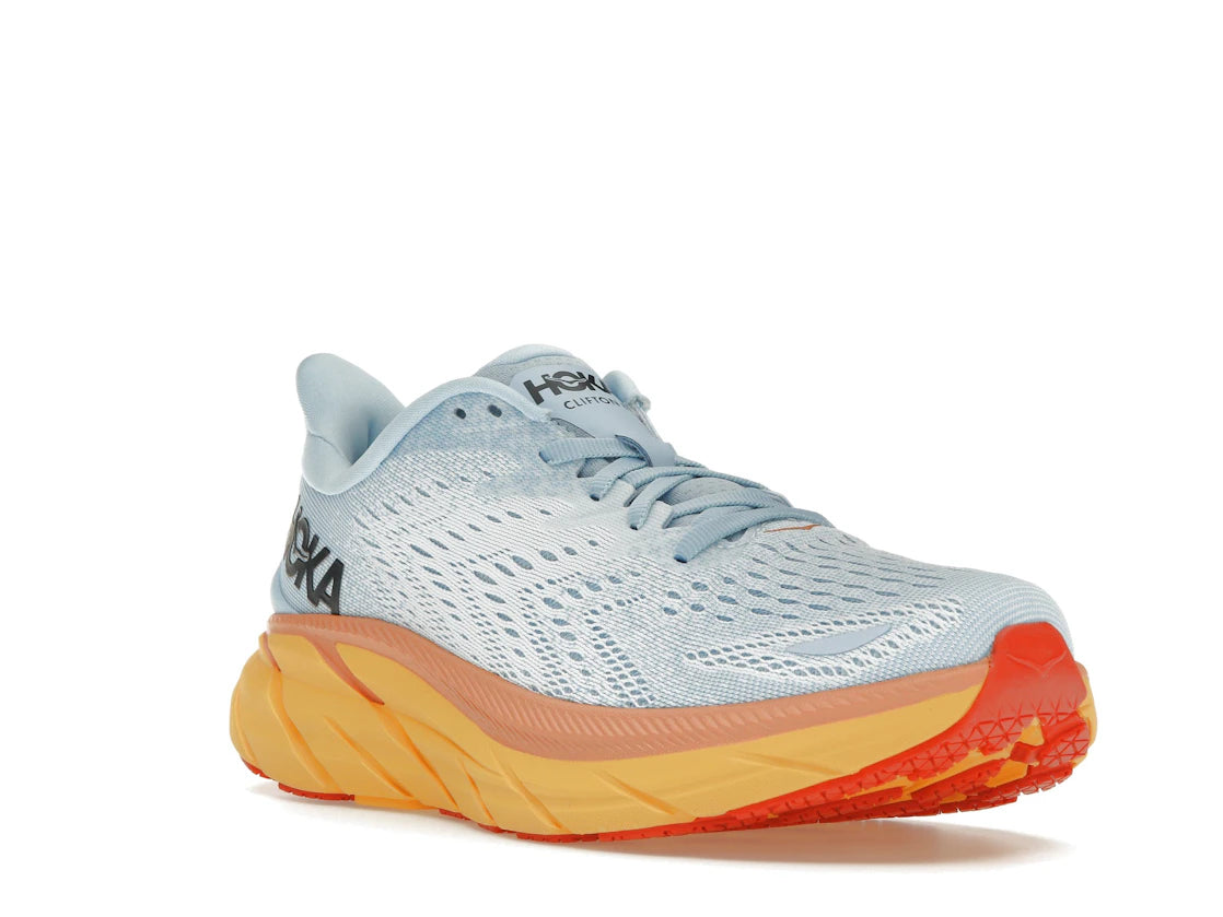 Hoka One One Clifton 8 Summer Song Ice Flow Orange (Women's) - vue secondaire A