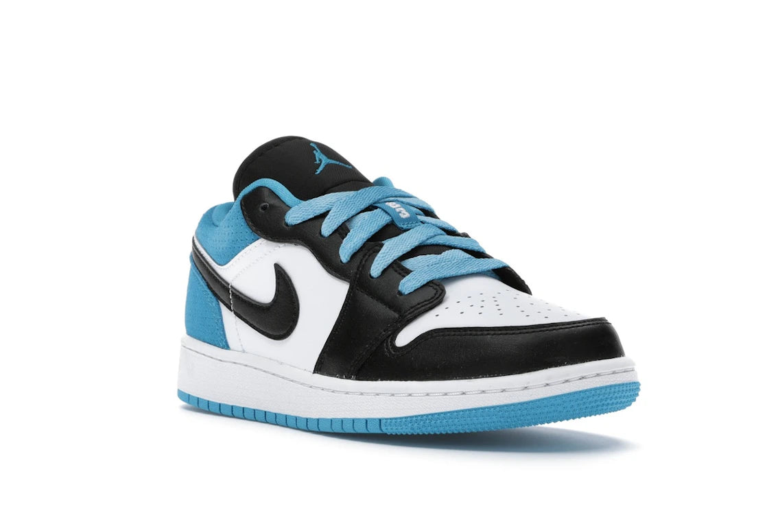 Jordan 1 Low Laser Blue (GS) - vue secondaire A