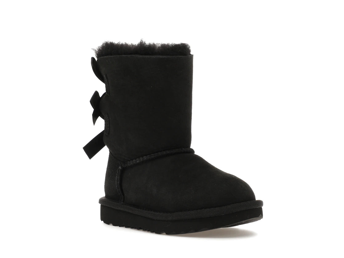 UGG Bailey Bow II Boot Black (Toddler) - vue secondaire A