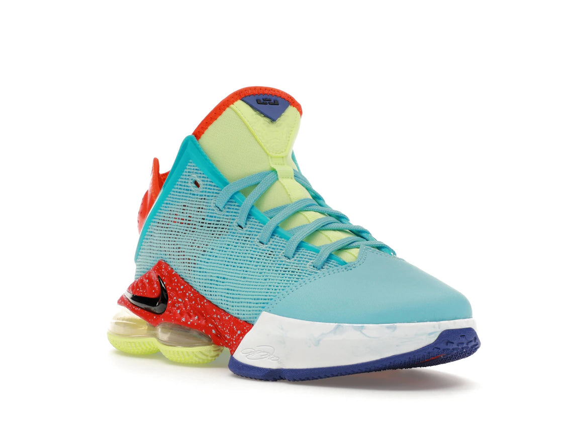 Nike LeBron 19 Low Blue Chill - vue secondaire A