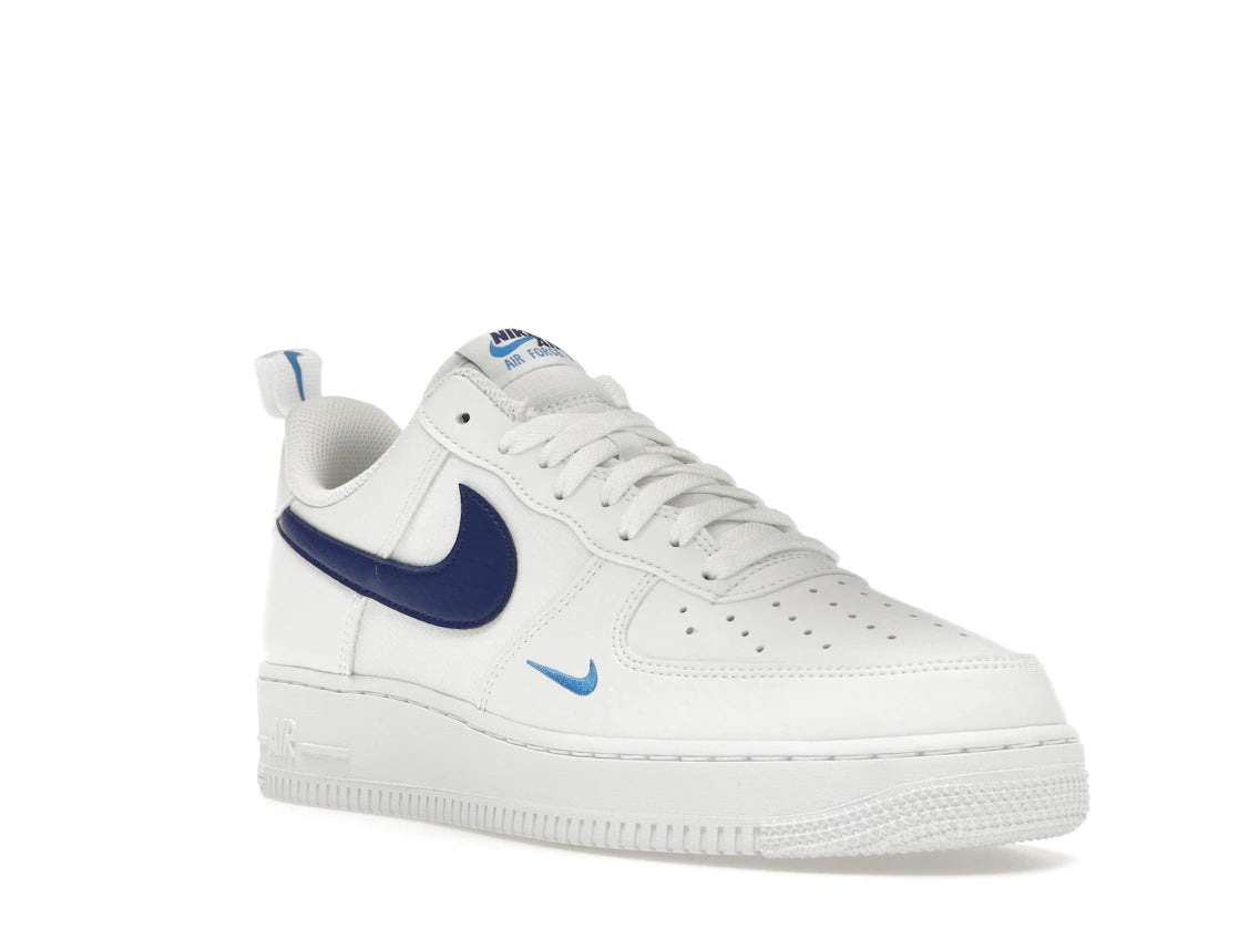 Nike Air Force 1 Low White Light Photo Blue Deep Royal Blue - vue secondaire A