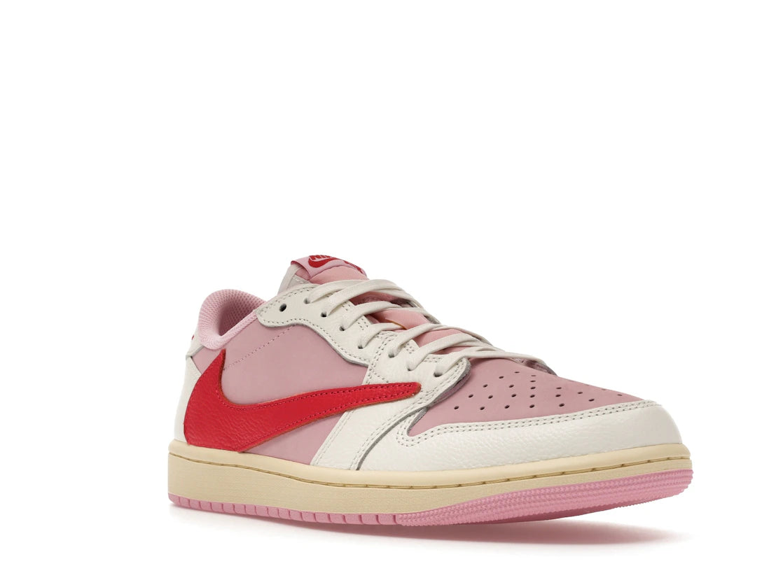 Jordan 1 Retro Low OG SP Travis Scott Sail Tropical Pink - vue secondaire A