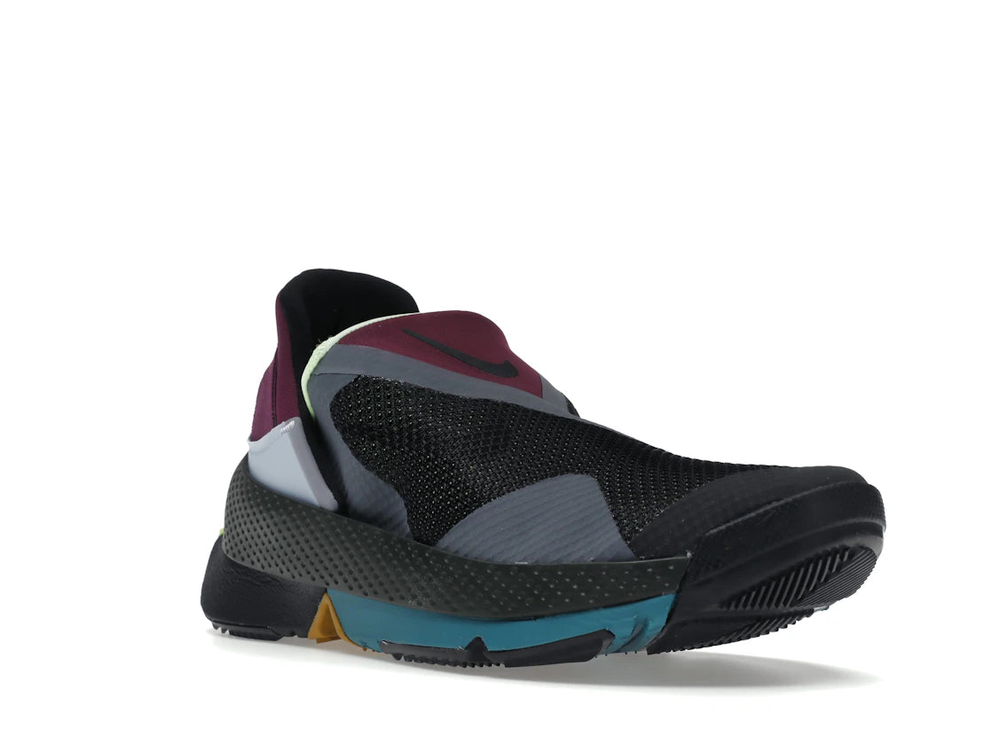 Nike Go FlyEase Black Lime Glow - vue secondaire A
