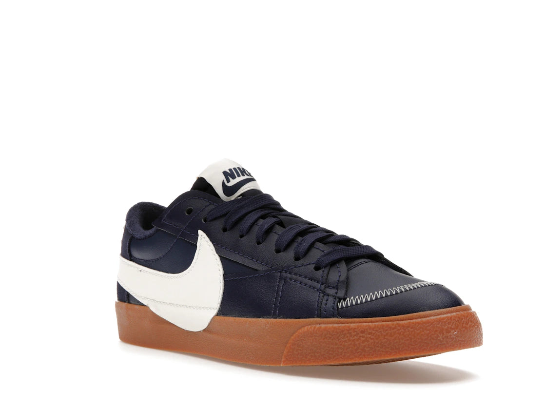 Nike Blazer Low 77 Jumbo WNTR Midnight Navy Gum - vue secondaire A