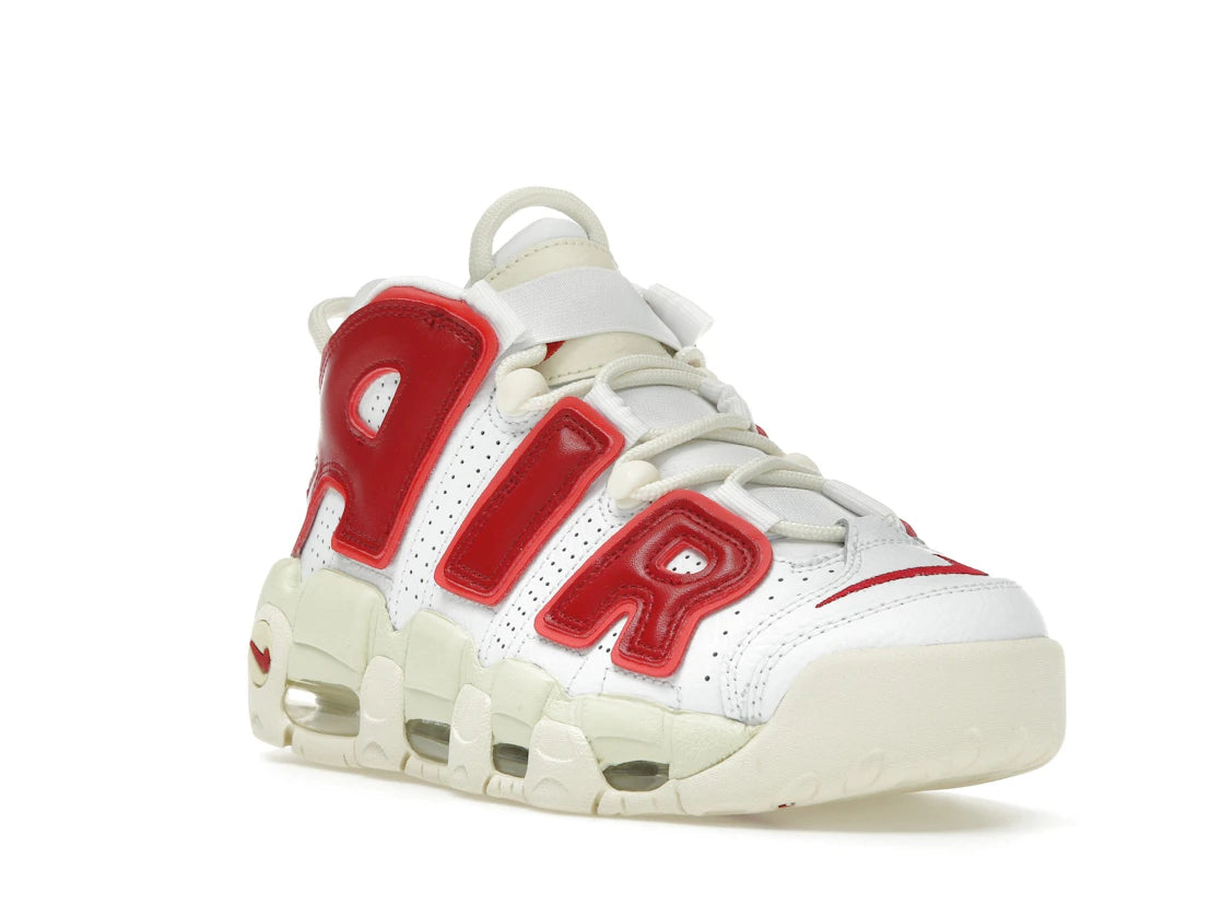Nike Air More Uptempo White Red Sail (Women's) - vue secondaire A
